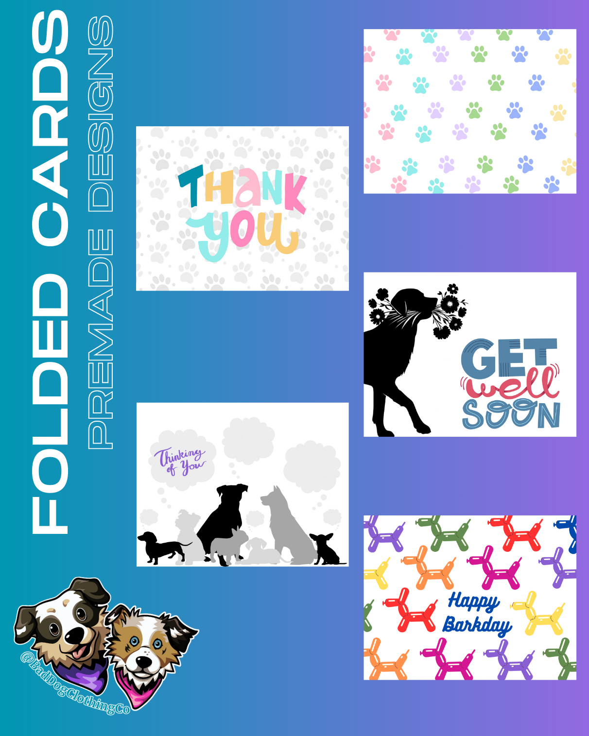 Premade Folded Cards