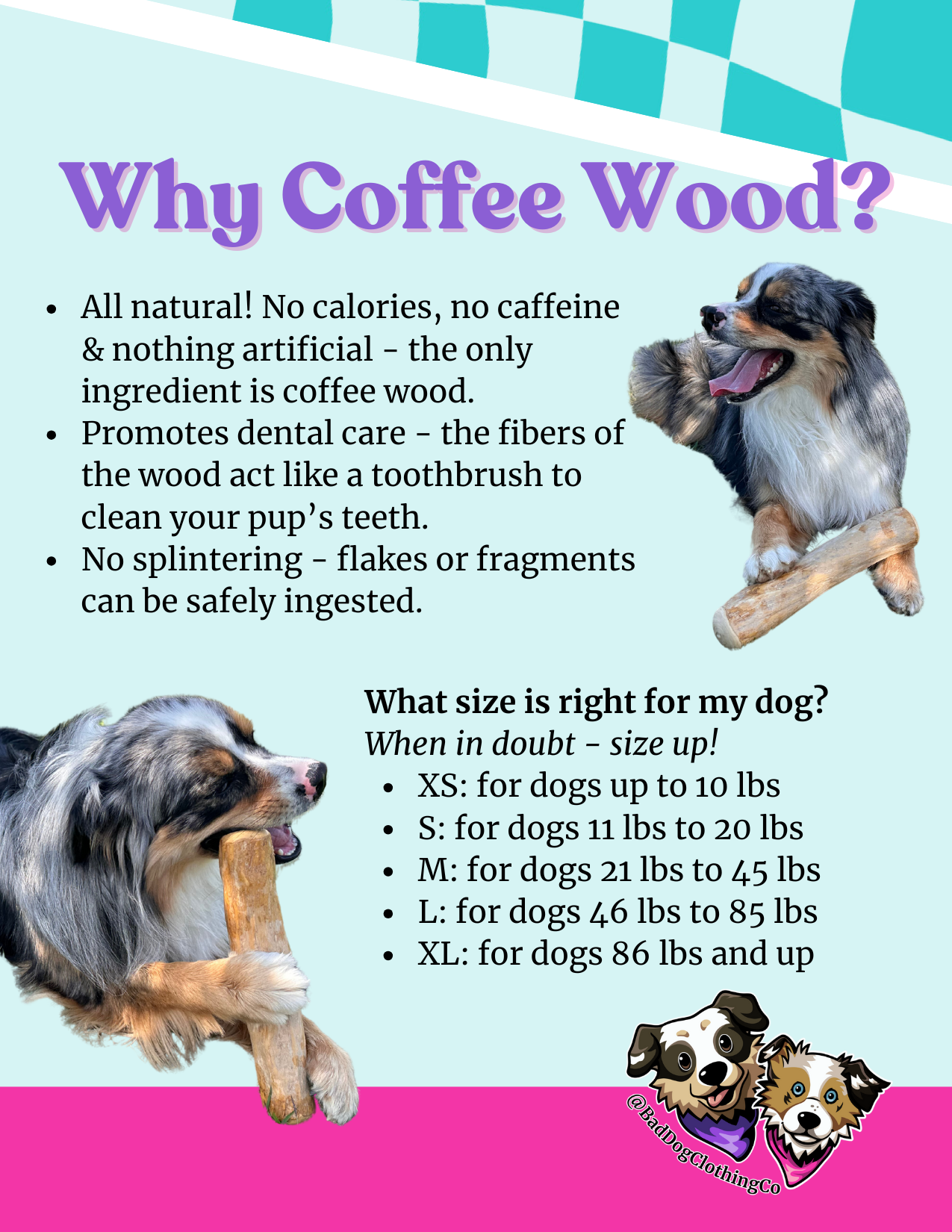 Coffee Wood Sticks”