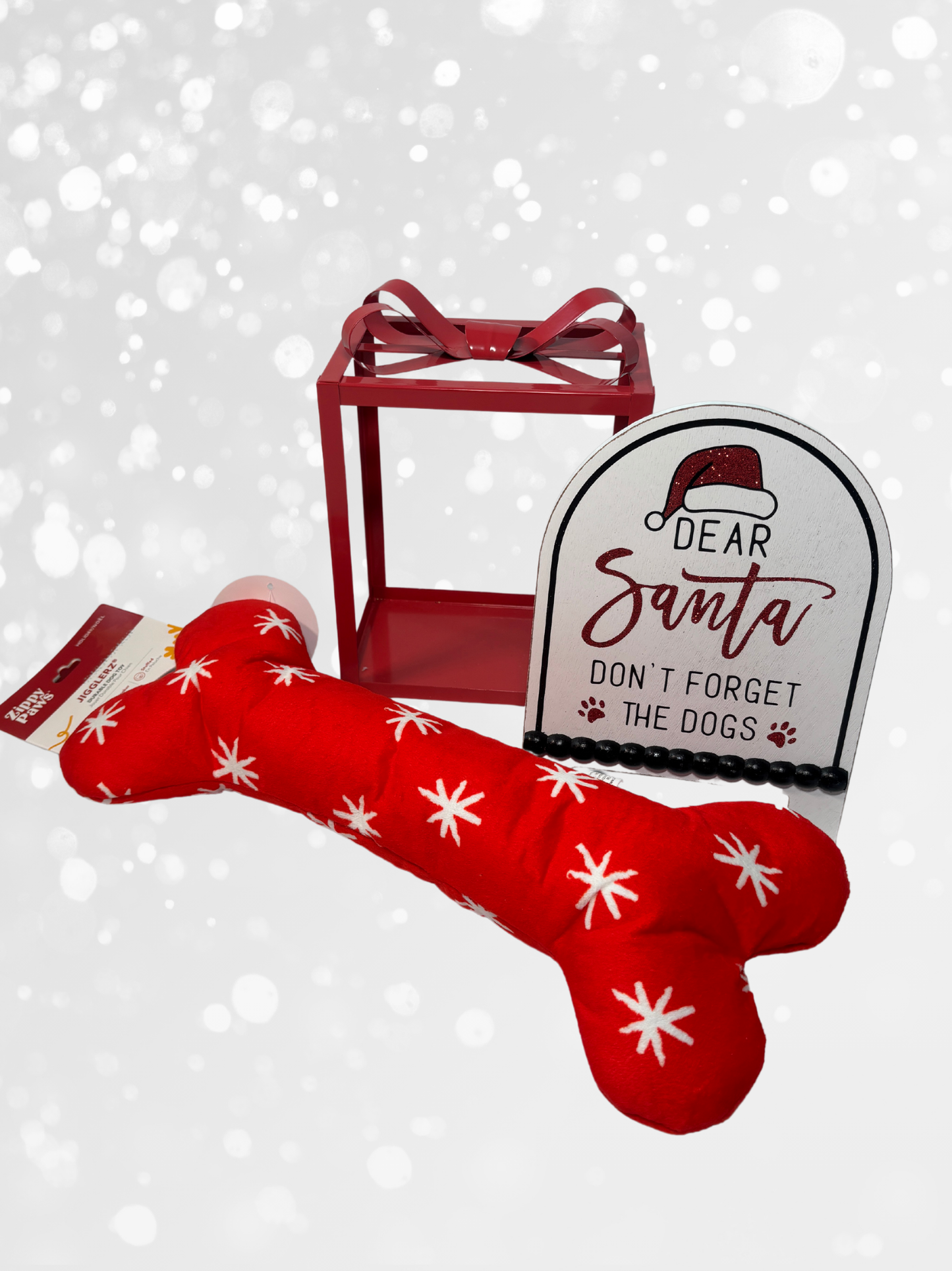 Holiday Jigglerz® – Festive Bone Toy