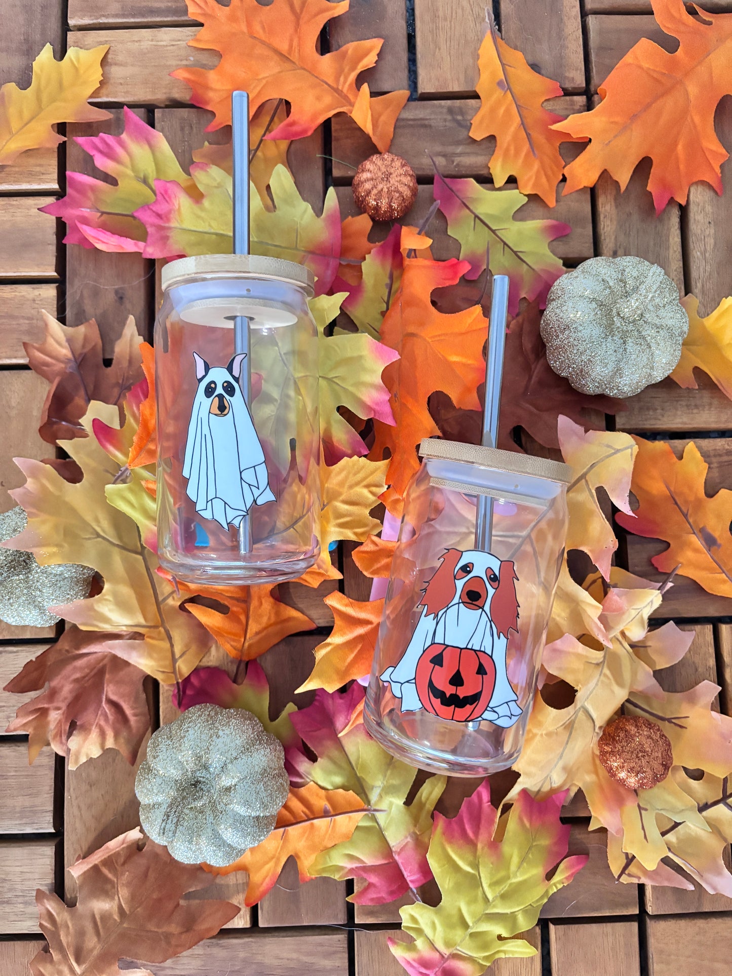 Halloween Glass Cup