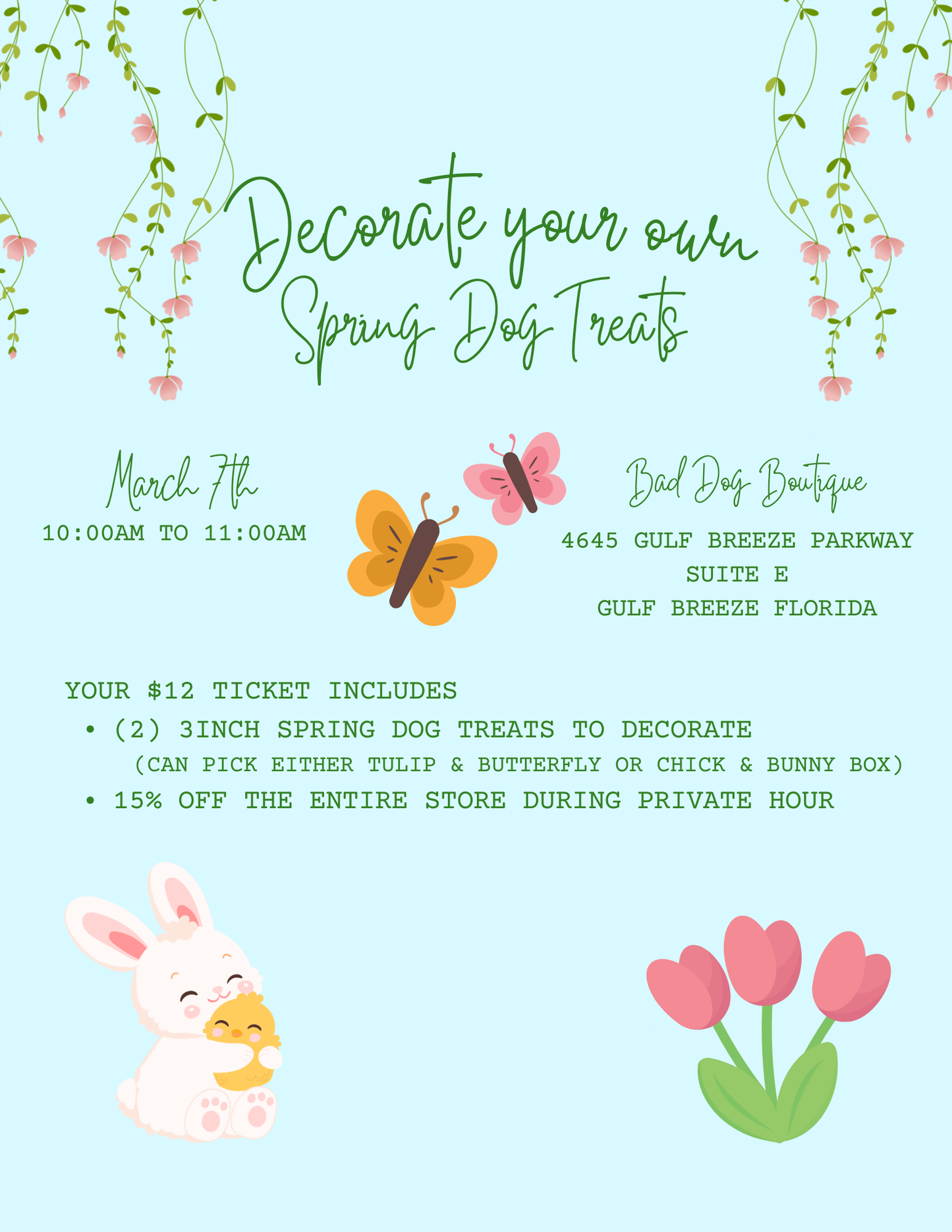 Decorate Your Own Spring Treats