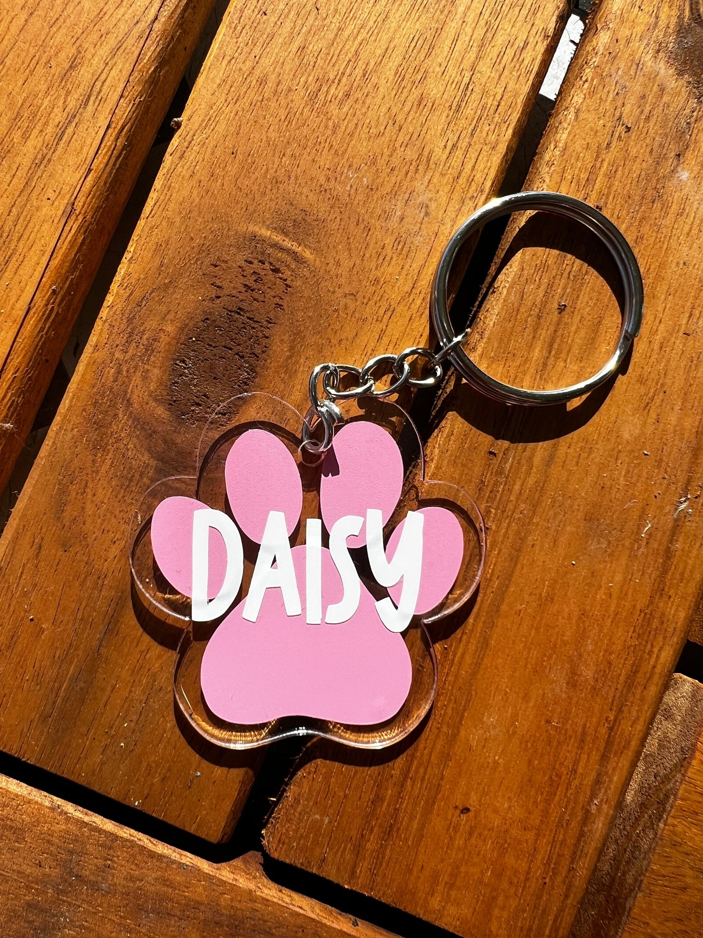 Dog Paw Keychain