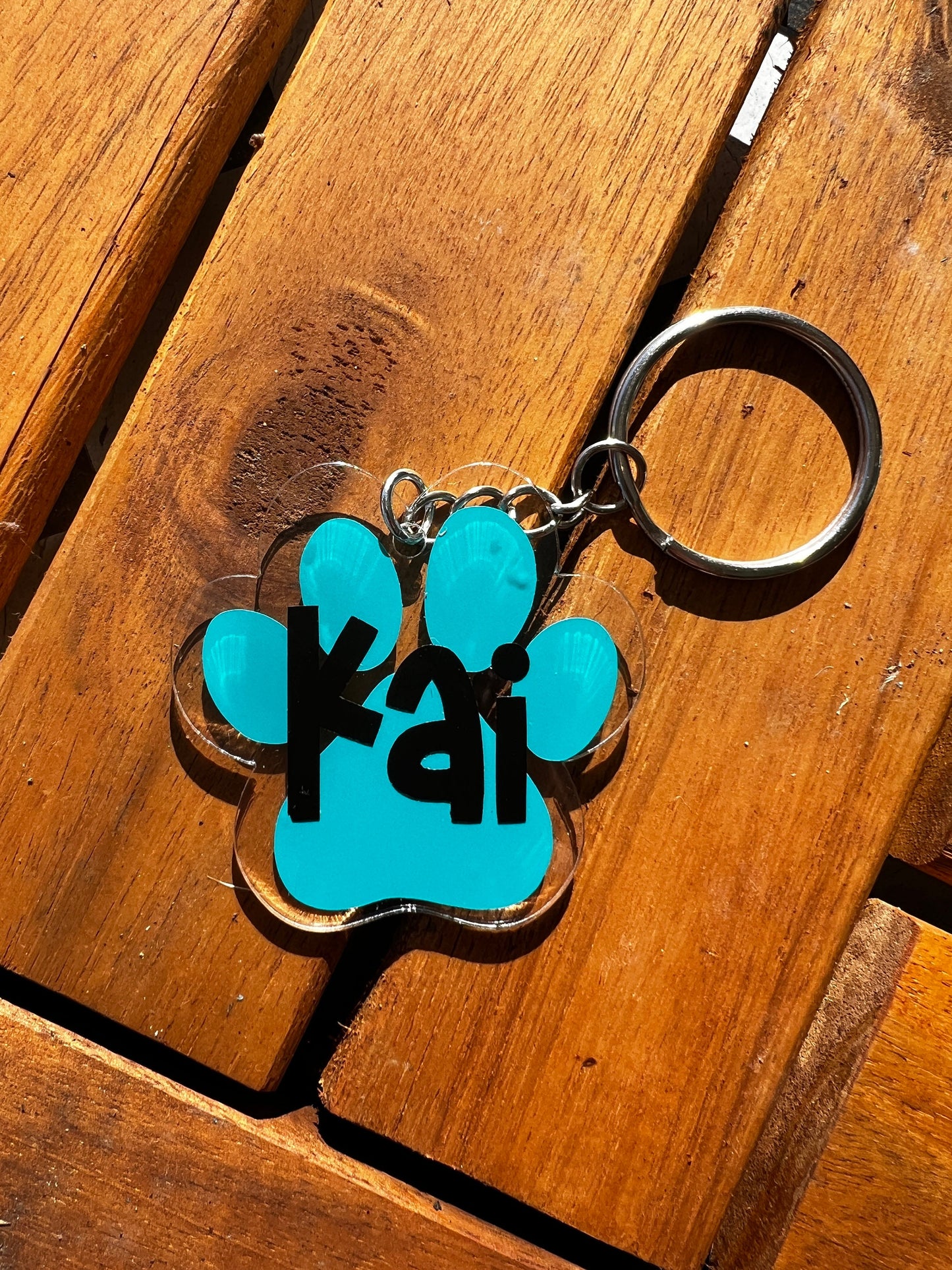 Dog Paw Keychain
