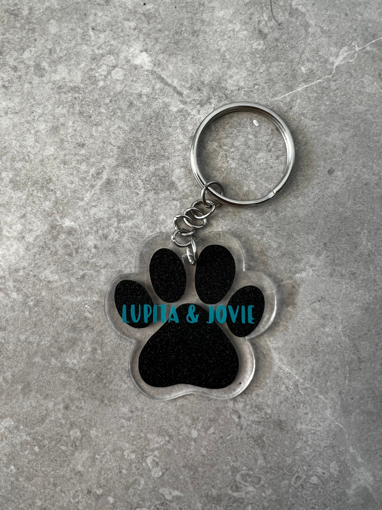Dog Paw Keychain