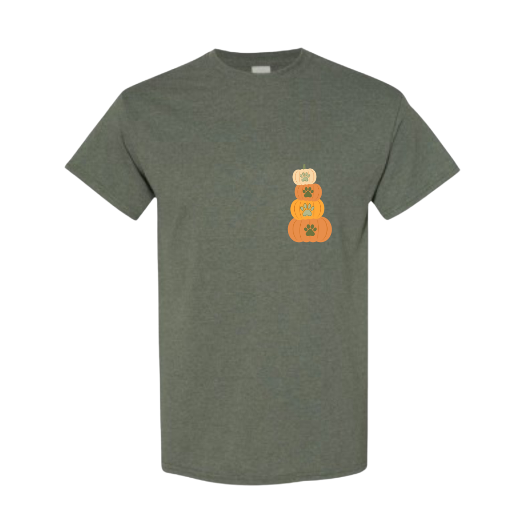 Pumpkin Stack Pocket T-shirt