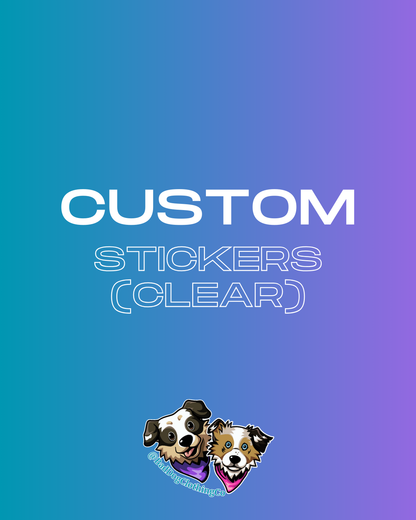 Clear Custom Stickers