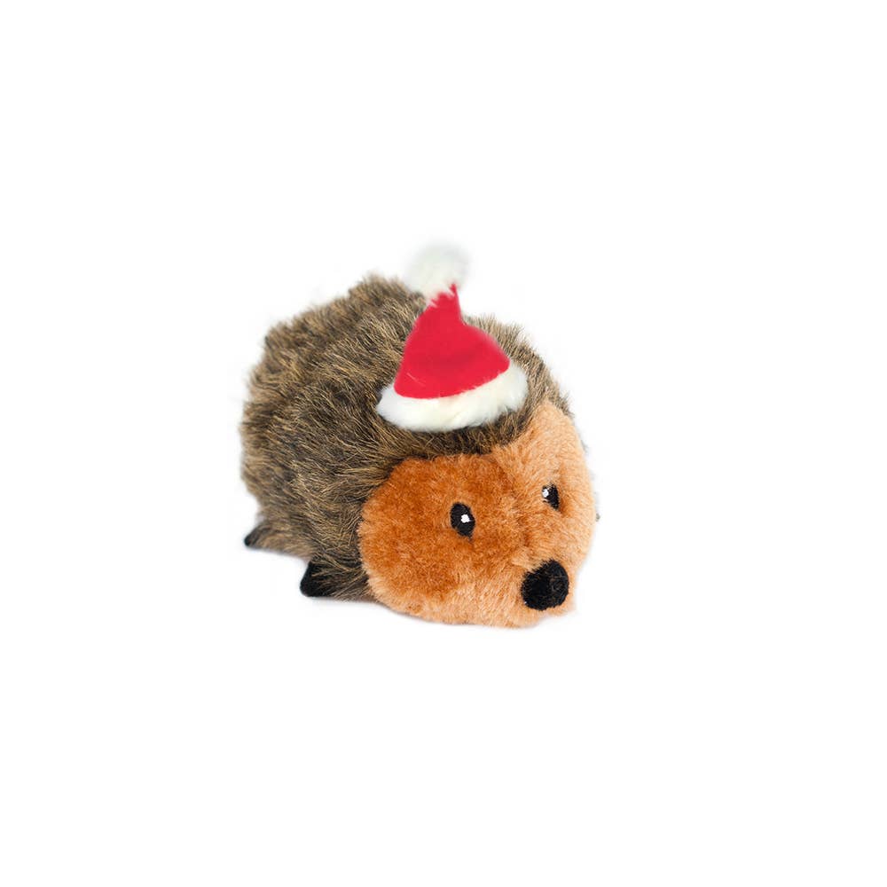 Holiday Hedgehog - Christmas Dog Toy