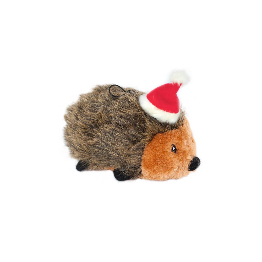 Holiday Hedgehog - Christmas Dog Toy