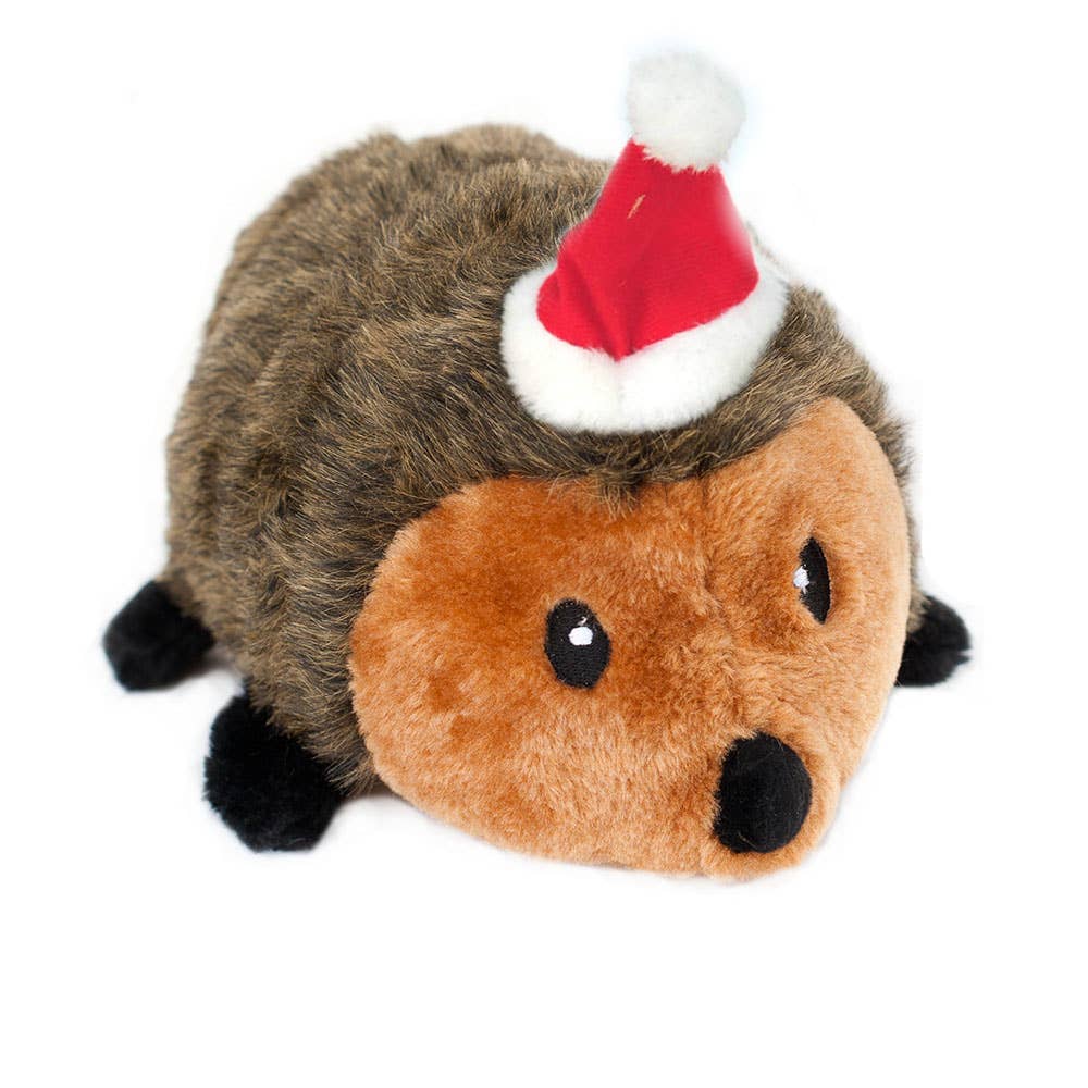Holiday Hedgehog - Christmas Dog Toy