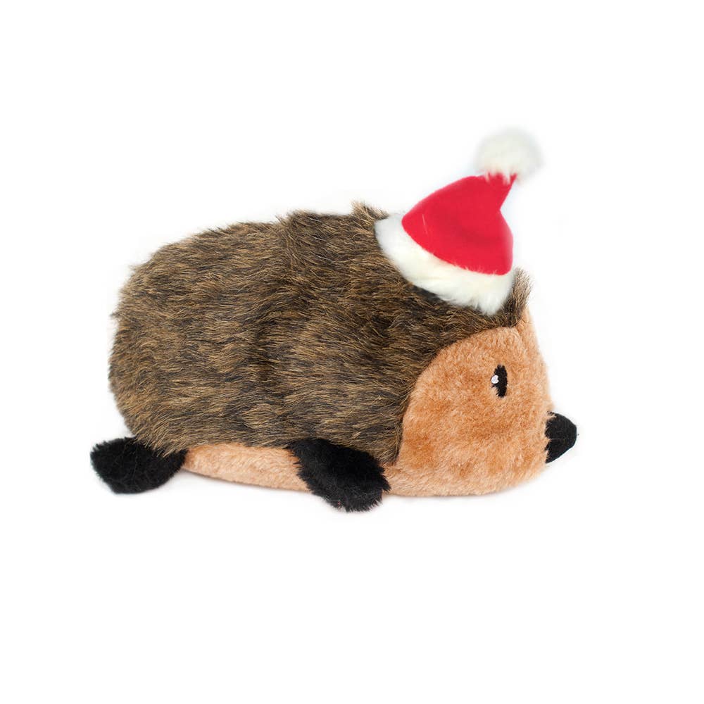 Holiday Hedgehog - Christmas Dog Toy