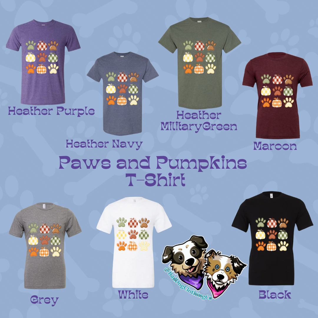 Paws and Pumpkins T-Shirt