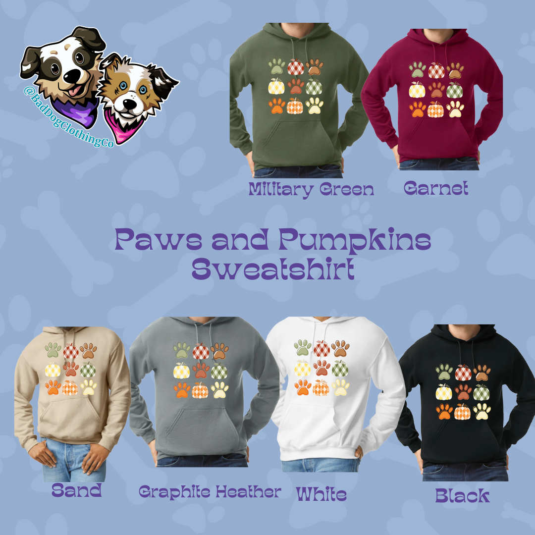 Paws and Pumpkins Sweatshirt