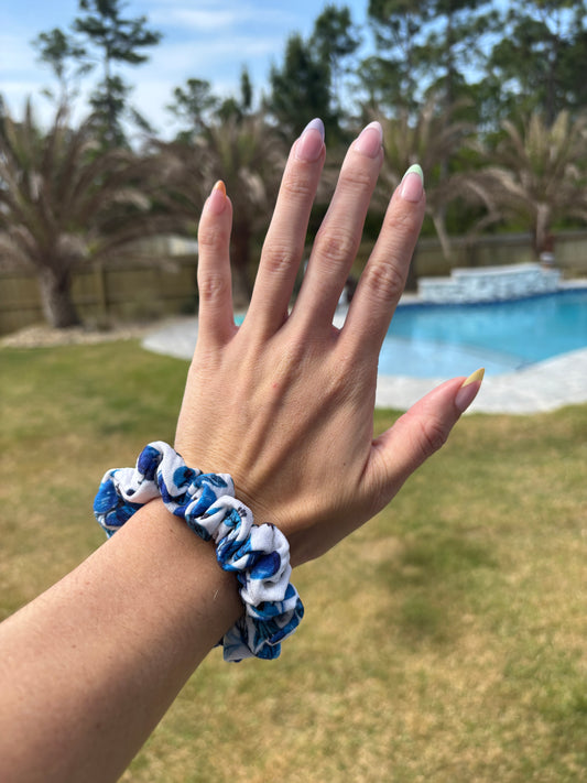 Blueberry Lemonade Scrunchie