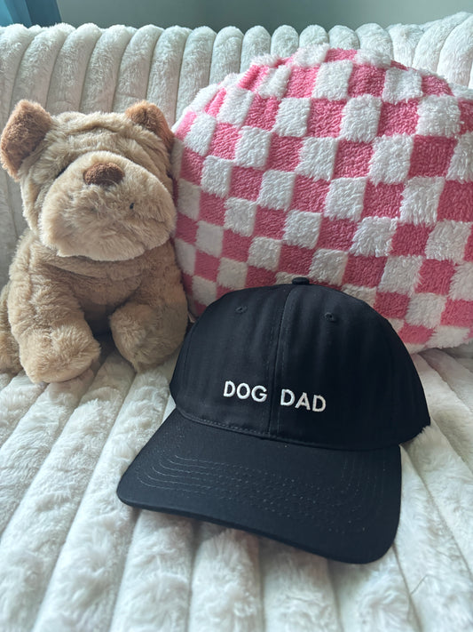 Dog Dad Hat Black