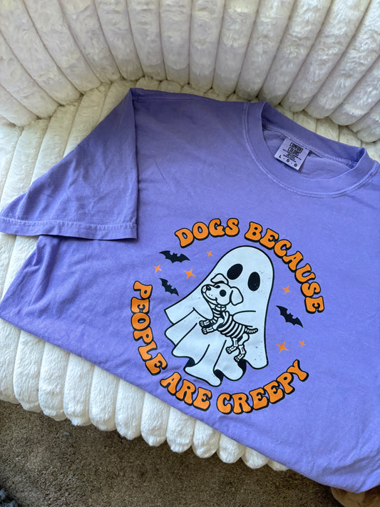 Dogs Because People are Creepy T-shirt