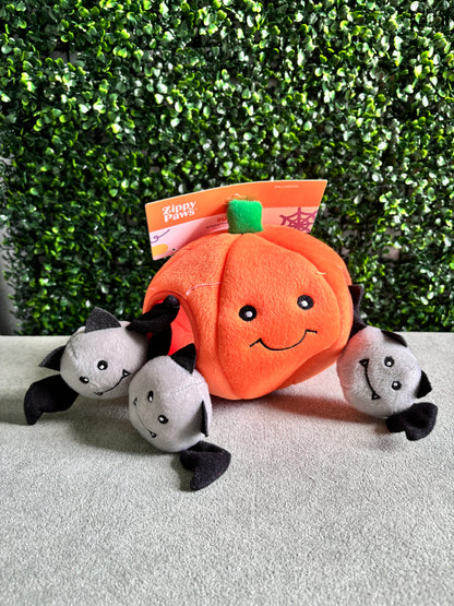 Halloween Burrow - Pumpkin with Bats Toy