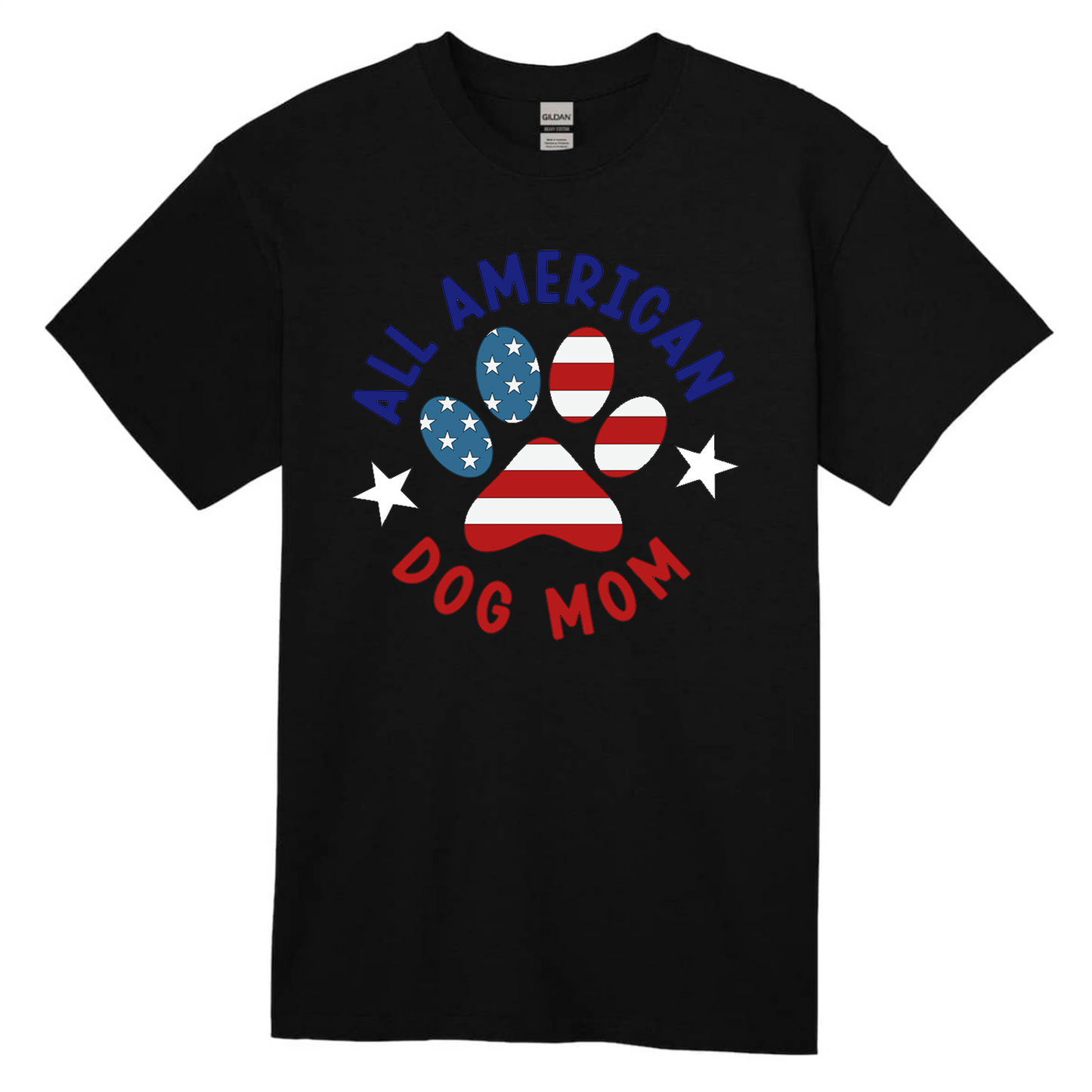 All American Dog Mom Tshirt