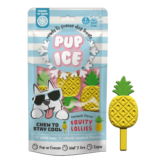 Pup Ice Fruity Lollies Pineapple