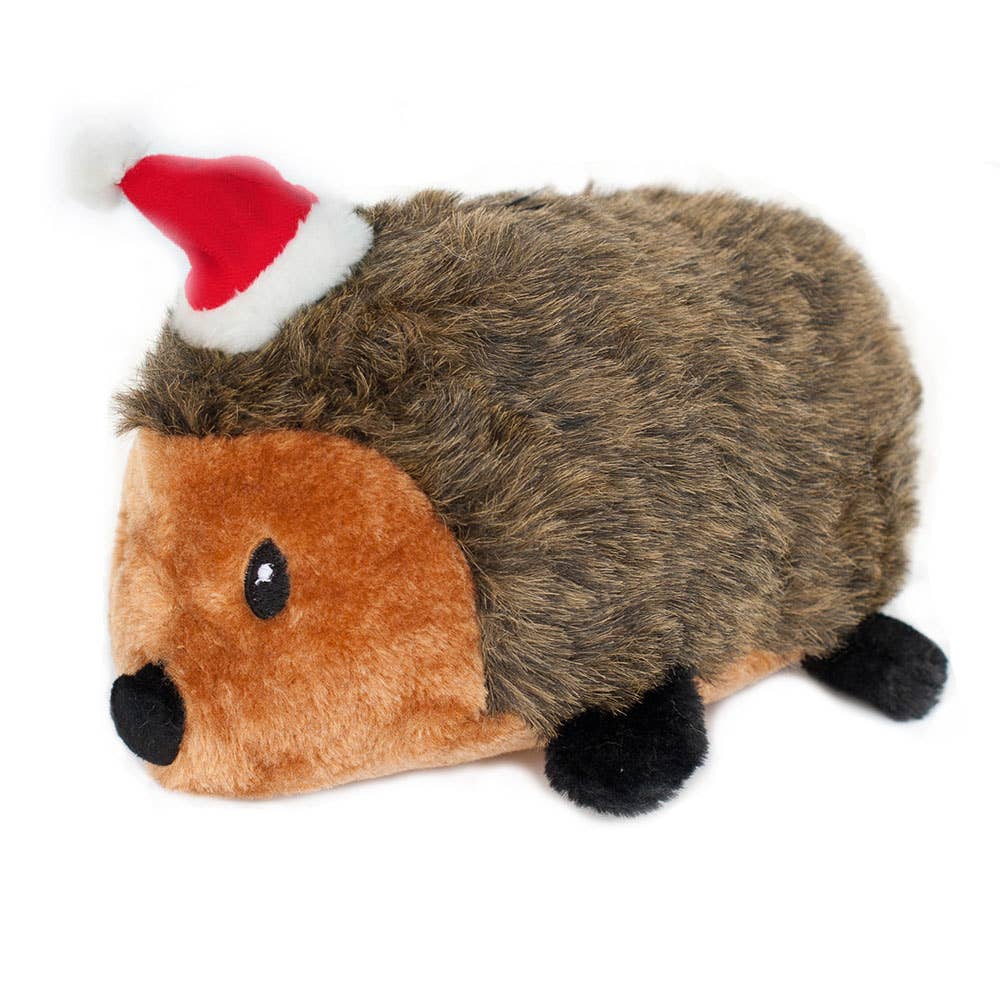 Holiday Hedgehog - Christmas Dog Toy